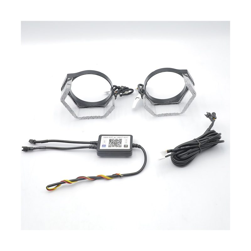 5D RGB angel eye projector shroud kit with controller