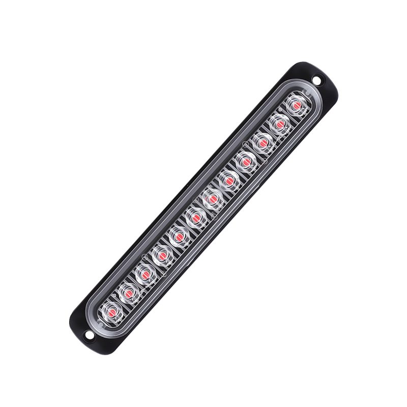 12-bead LED truck side marker light black housing option