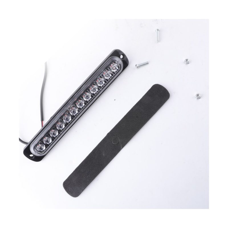 LED truck side marker light hardware and rear view