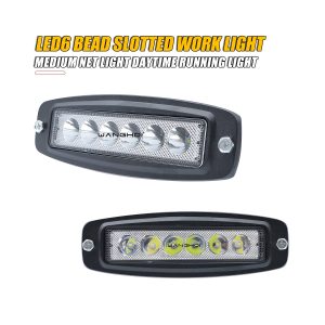 Angle view of 6-bead linear LED work light