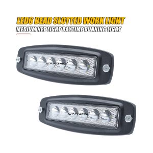 Front view of 6-bead linear LED work light