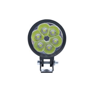 6-Bead Small Steel Cannon LED Spotlight Pair