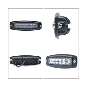 6 Convex-Lens In-Line LED Work Light