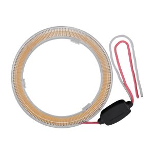 64Mm Transparent Cover Led Angel Eye Halo Ring Main 64mm Seven-Color Transparent Cover LED Angel Eye Halo Ring 12V-24V IP68