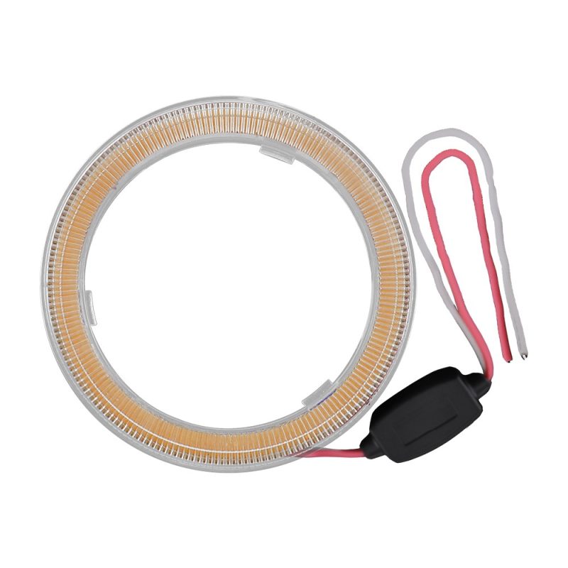 64mm Seven-Color Transparent Cover LED Angel Eye Halo Ring 12V-24V IP68