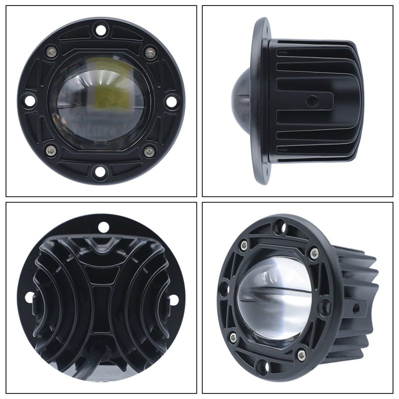 7 7Cm Led Recessed Bi Color Fog Lamp Main 7.7cm LED Recessed Bi-Color Fog Lamp 8V-80V IP67