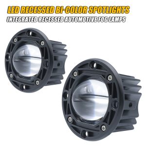 7 7Cm Led Recessed Bi Color Fog Lamp Pair View Pair product view for catalog and packing confirmation.