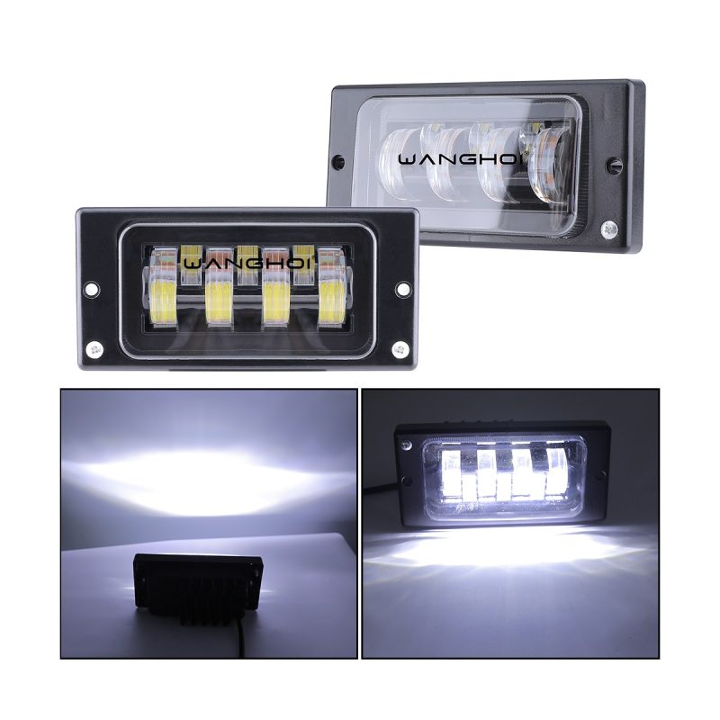 7 Bead Rectangular Led Front Fog Light 03 Seven Bead Rectangular Led Front Fog Light 03 7-Bead Rectangular LED Front Fog Light side or rear reference