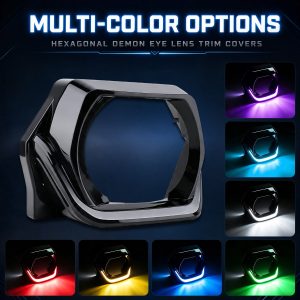 Black housing reference with multi-color options from the supplied graphic.