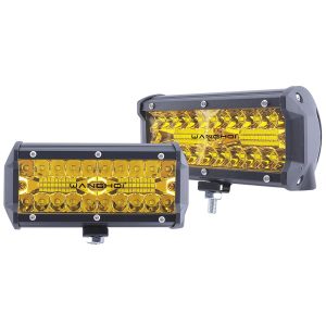 7 Inch 120W Yellow 3 Lens Motorcycle Led Work Light Main 7 Inch 120W Yellow 3-Lens Motorcycle LED Work Light