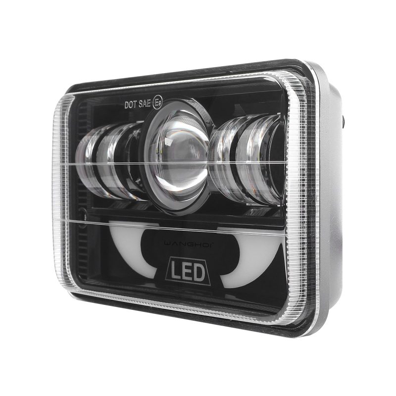 7 Inch Square Led Headlight Design Options 01 Square Headlight Five Bead 7 Inch Square LED Headlight Design Options