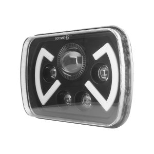 7 Inch Square Led Headlight Design Options 04 Square Headlight Dual C 7 inch square LED headlight dual-C design