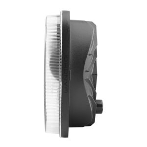 7 Inch V Style Square Led Headlight Side Profile Side profile view showing the housing depth reference.