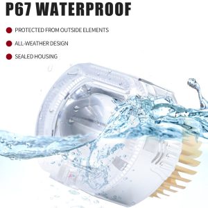 70Mm Angel Devil Eye Led Headlight Ip67 Waterproof Source waterproof graphic with IP67 wording for buyer confirmation before production.