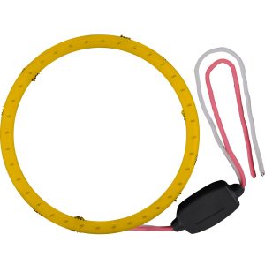 70Mm Led Angel Eye Halo Ring Yellow Option Yellow color option from the supplied 70mm angel eye source images.