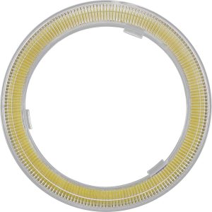 70Mm Led Angel Eye Halo Ring Yellow White Pair Yellow and white pair reference for the 70mm LED angel eye halo ring.