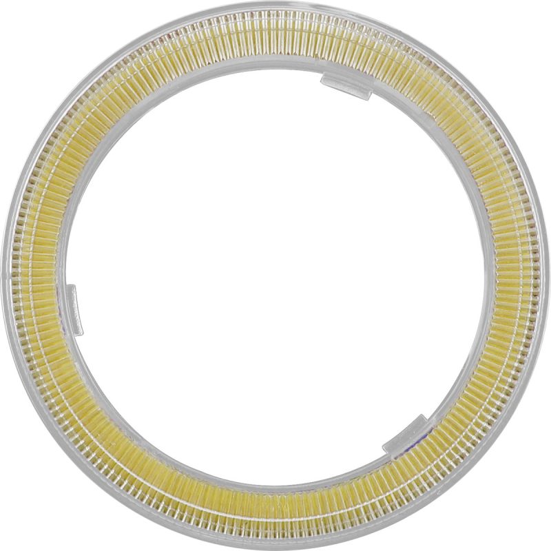 70Mm Led Angel Eye Halo Ring Yellow White Pair Yellow and white pair reference for the 70mm LED angel eye halo ring.