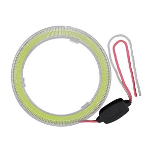73Mm Transparent Cover Led Angel Eye Halo Ring Main 73mm Seven-Color Transparent Cover LED Angel Eye Halo Ring 12V-24V IP68