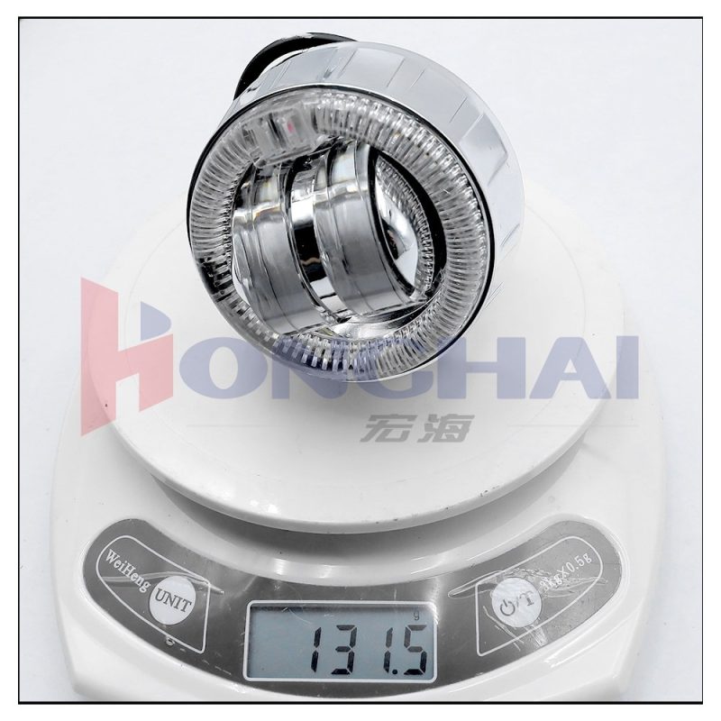 75Mm Round Led Devil Eye Lens Light 131 5G Weight Reference Source packing/weight reference image showing 131.5g.
