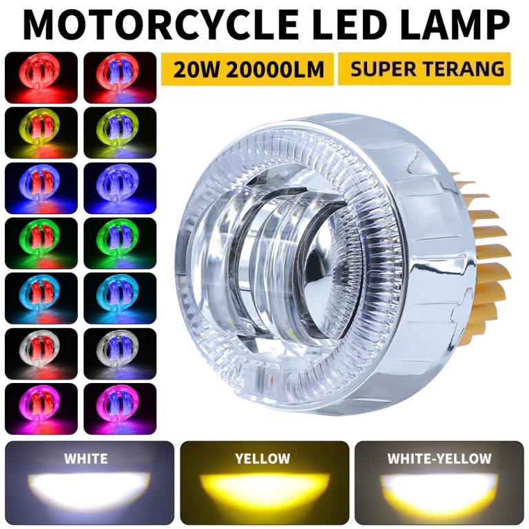 75mm Round LED Devil Eye Lens Light 12V-80V