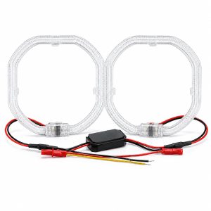 76Mm Projector Lens Dual Color Light Guide Angel Eye Main 76mm Projector Lens Dual-Color Light Guide Angel Eye Halo Ring