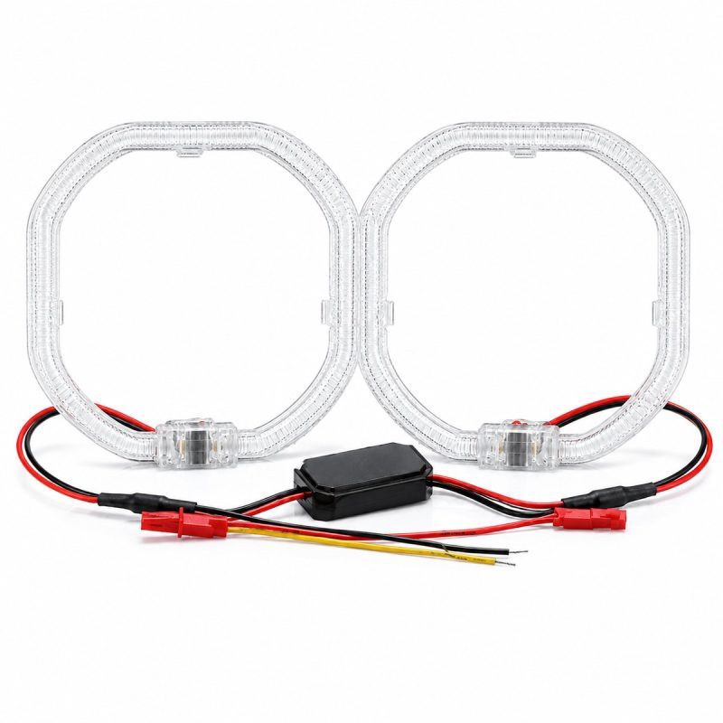 76Mm Projector Lens Dual Color Light Guide Angel Eye Main 76mm Projector Lens Dual-Color Light Guide Angel Eye Halo Ring