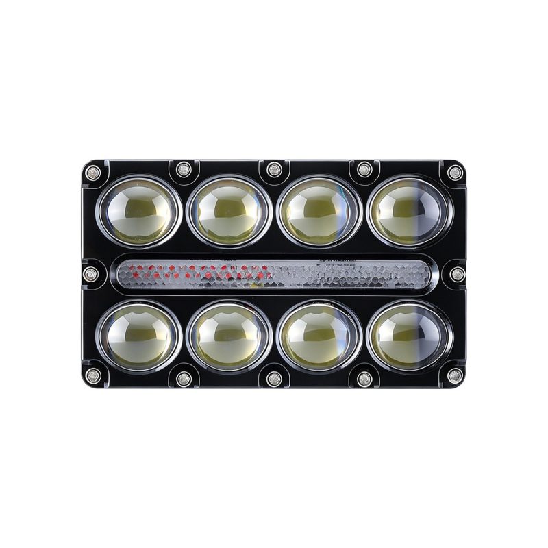 8 Bead Three Row Led Work Light Drl Strip 01 Work8 Main 8-Bead Three-Row LED Work Light with DRL Strip