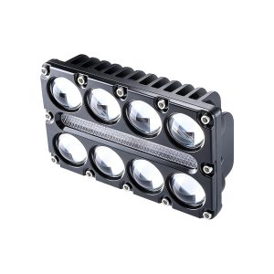 8 Bead Three Row Led Work Light Drl Strip 03 Work8 Angle 8-bead three-row LED work light angle view