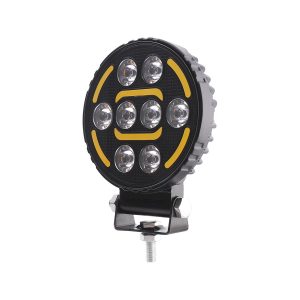 8004 8005 Angel Eye Led Work Light Series 04 Angel 8005 Front 8005 round angel eye LED work light front view
