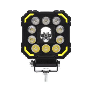 8006 Square Angel Eye Led Work Light Series 02 Angel 8006 Alt Alternative front view of 8006 square angel eye LED work light