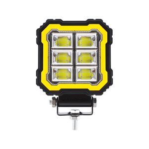 8008 8010 Square Panel Angel Eye Led Work Light Series 05 Angel 8010 Front 8010 square panel angel eye LED work light front view