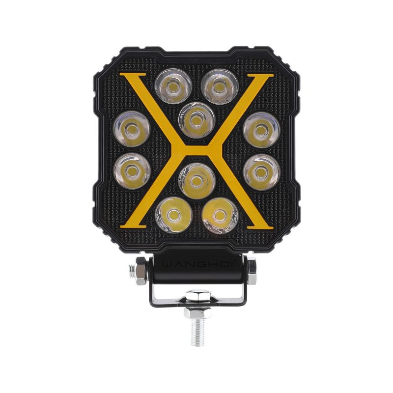 8012 8013 Square Pattern Angel Eye Led Work Light Series 01 Angel 8012 Front 8012/8013 Square Pattern Angel Eye LED Work Light Series
