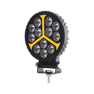 8014 8015 Round Pattern Angel Eye Led Work Light Series 02 Angel 8014 Angle Angle view of 8014 round pattern angel eye LED work light