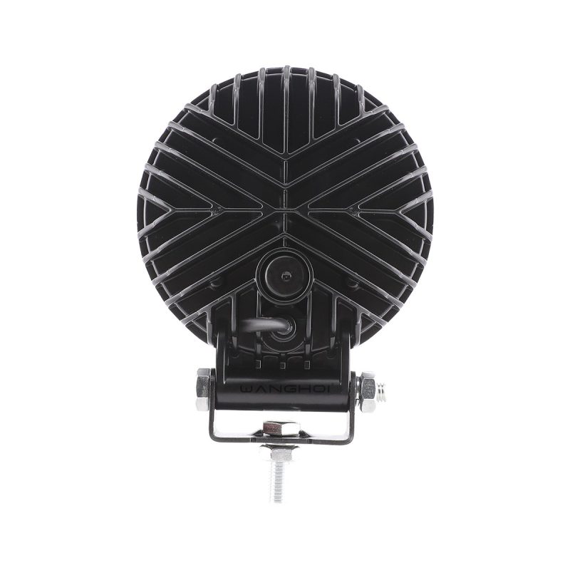 8014 8015 Round Pattern Angel Eye Led Work Light Series 03 Angel 8014 Rear Rear housing view of 8014 round pattern angel eye LED work light