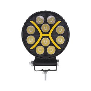 8014 8015 Round Pattern Angel Eye Led Work Light Series 05 Angel 8015 Front 8015 round pattern angel eye LED work light front view