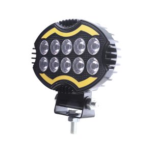8016 8019 Elliptical Pattern Angel Eye Led Work Light Series 02 Angel 8016 Angle Angle view of 8016 elliptical angel eye LED work light