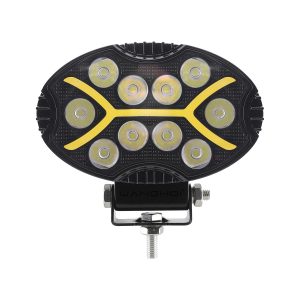 8016 8019 Elliptical Pattern Angel Eye Led Work Light Series 04 Angel 8017 Front 8017 elliptical angel eye LED work light front view