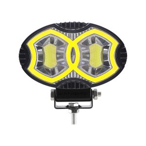 8020 8021 Oval Angel Eye Led Work Light Series 05 Angel 8021 Front 8021 dual-ring angel eye LED work light front view