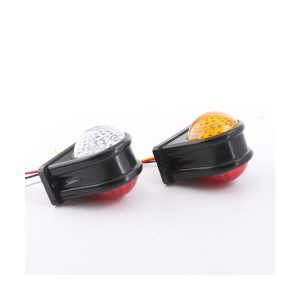 80Mm Dual Sided Led Truck Warning Light Color Options 06 Dual 80Mm Side Side profile of 80mm dual-sided LED truck warning light