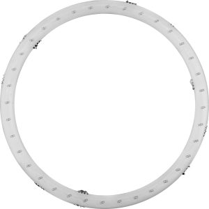White close-up reference for the 80mm LED angel eye halo ring.