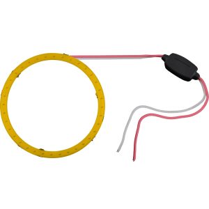 Yellow color option from the supplied 80mm angel eye source images.