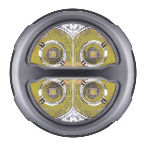 Front lens reference for the 80mm round embedded LED work light.