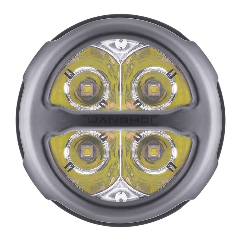 Front lens reference for the 80mm round embedded LED work light.