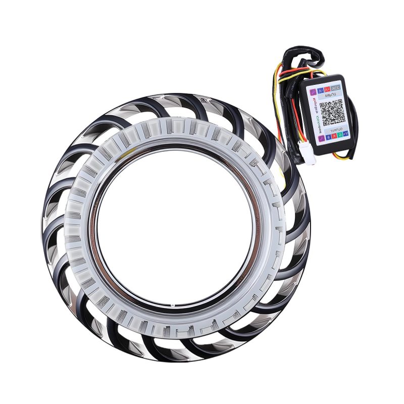 80Mm Transparent Light Guide Rotating Angel Eye Shroud 01 Transparent Rotating 80 Main 80mm Transparent Light Guide Rotating Angel Eye Shroud