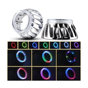 80Mm Transparent Light Guide Rotating Angel Eye Shroud 06 Transparent Rotating 80 Effects Color-effect references for 80mm transparent light guide rotating angel eye shroud