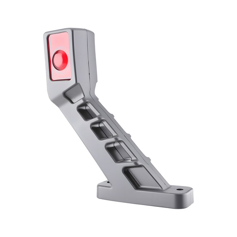 Silver body view of 820mm LED truck waist side marker light