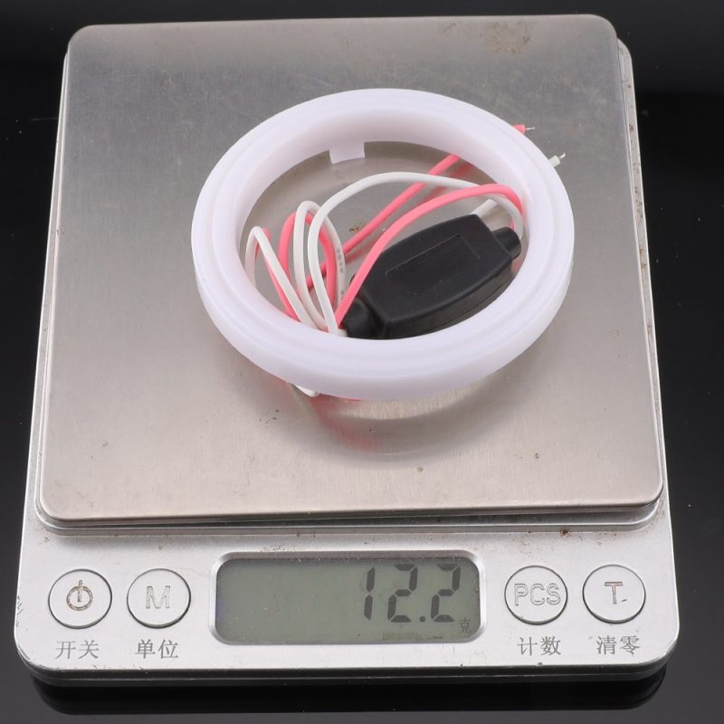 83Mm Groove Cotton Light Led Angel Eye Halo Ring Scale Reference Scale reference source image supplied for the 83mm groove cotton light angel eye style.