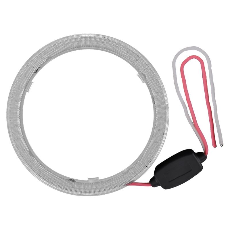 83Mm Transparent Cover Led Angel Eye Halo Ring Main 83mm Seven-Color Transparent Cover LED Angel Eye Halo Ring 12V-24V IP68