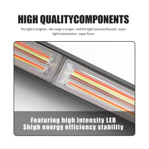 880Mm Led Strobe Warning Light Bar 03 Strobe Bar Component LED component close-up for strobe warning light bar