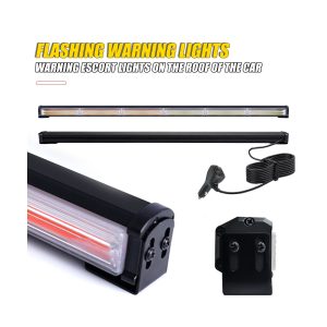 880Mm Led Strobe Warning Light Bar 06 Strobe Bar End Detail End detail reference for 880mm LED strobe warning light bar
